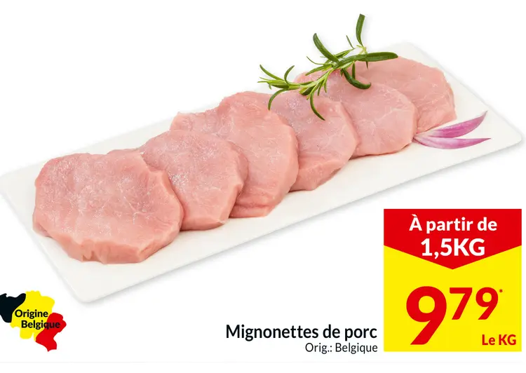 Offre: Mignonettes de porc
