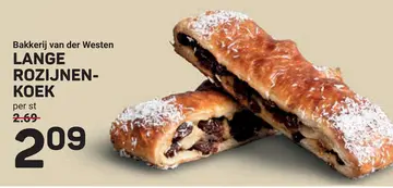 Aanbieding: LANGE ROZIJNENKOEK