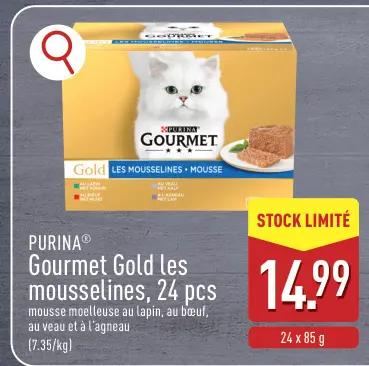 Offre: Gourmet Gold les mousselines