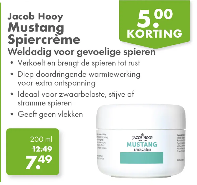 Aanbieding: Mustang Spiercrème