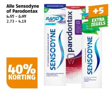 Aanbieding: Alle Sensodyne of Parodontax