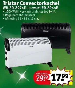 Promotie: Convectorkachel