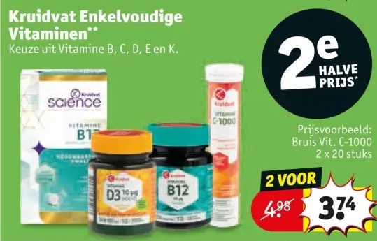 Aanbieding: Enkelvoudige Vitaminen