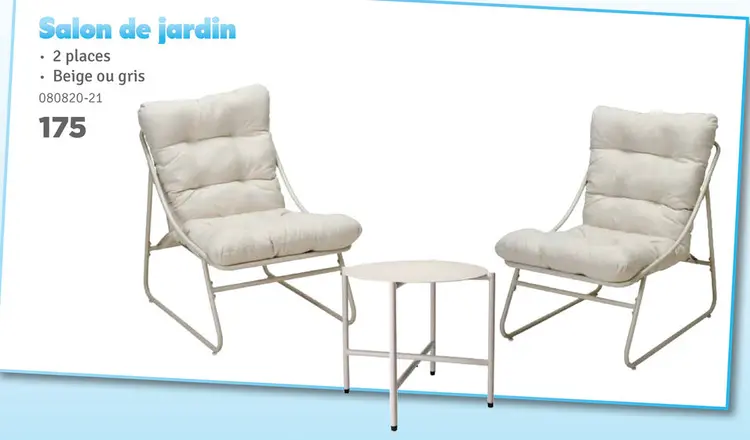 Offre: Salon de jardin