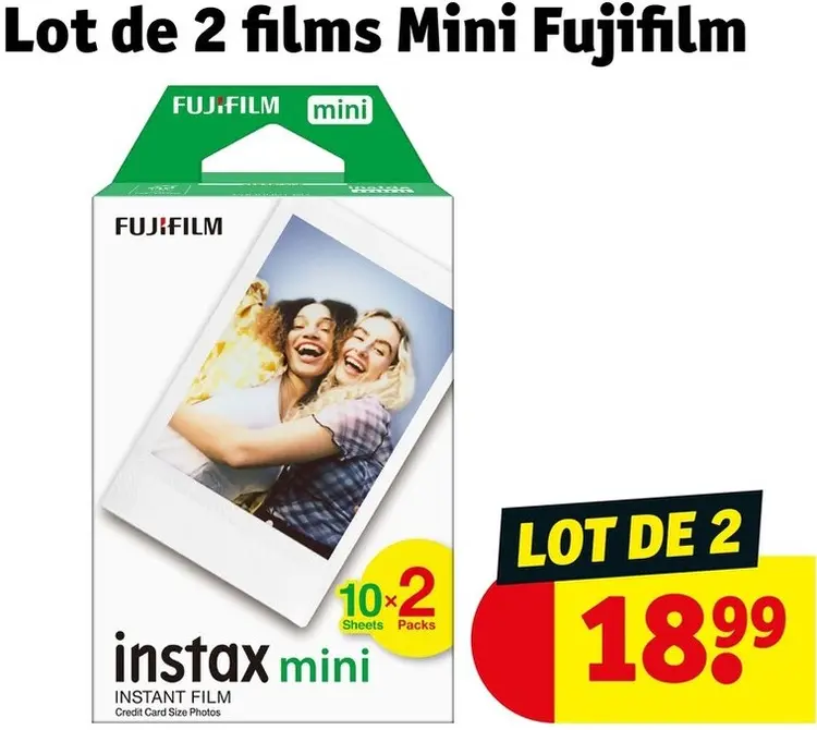 Offre: Lot de 2 films Mini