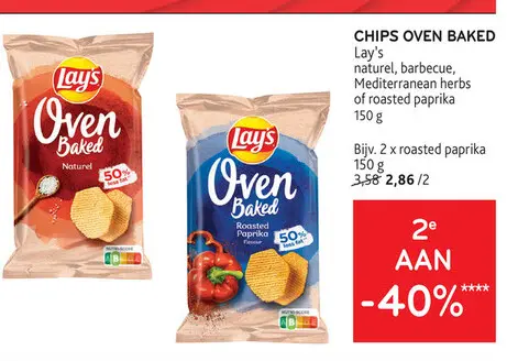 Promotie: Chips oven baked
