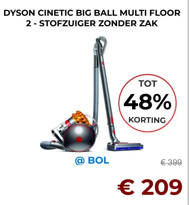 Aanbieding: Dyson cinetic big ball multi floor