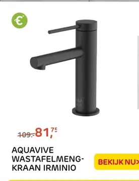 Aanbieding: AQUAVIVE WASTAFELMENGKRAAN IRMINIO