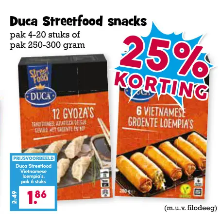 Aanbieding: Streetfood snacks