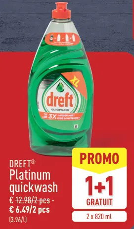 Offre: Platinum quickwash