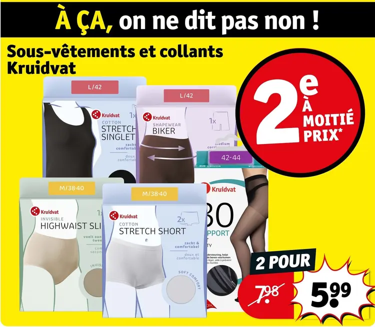 Offre: Sous-vêtements et collants