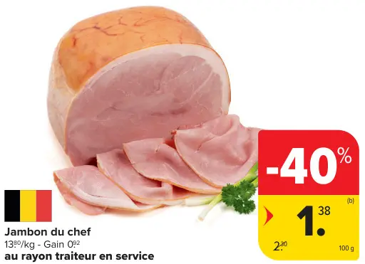 Offre: Jambon du chef