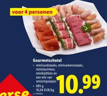Promotie: Gourmetschotel
