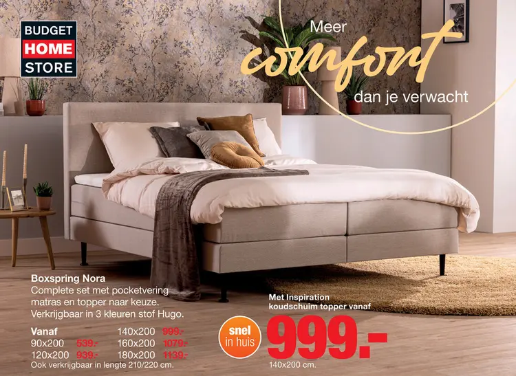 Aanbieding: Boxspring Nora