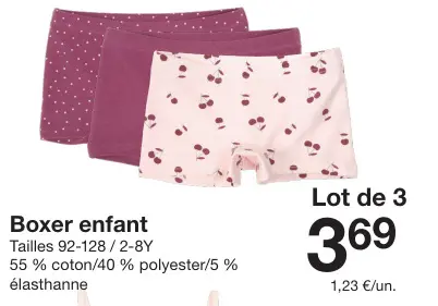 Offre: Boxer enfant