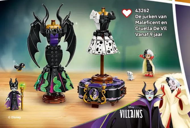 Aanbieding: De jurken van Maleficent en Cruella De Vil