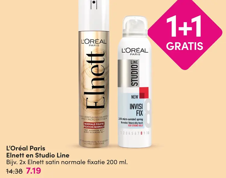 Aanbieding: Elnett en Studio Line