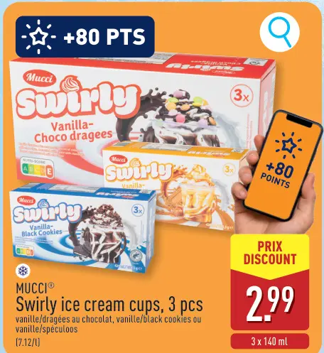 Offre: Swirly ice cream cups