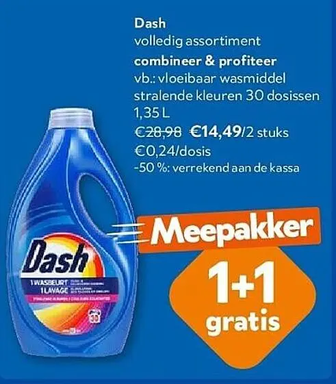 Promotie: vloeibaar wasmiddel stralende kleuren