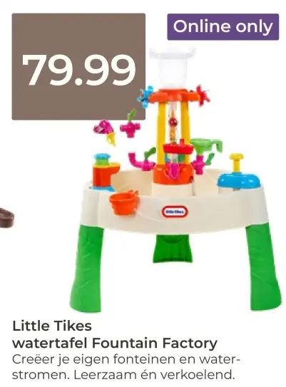 Aanbieding: watertafel Fountain Factory
