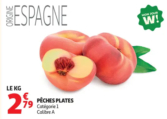 Promotie: Pêches plates