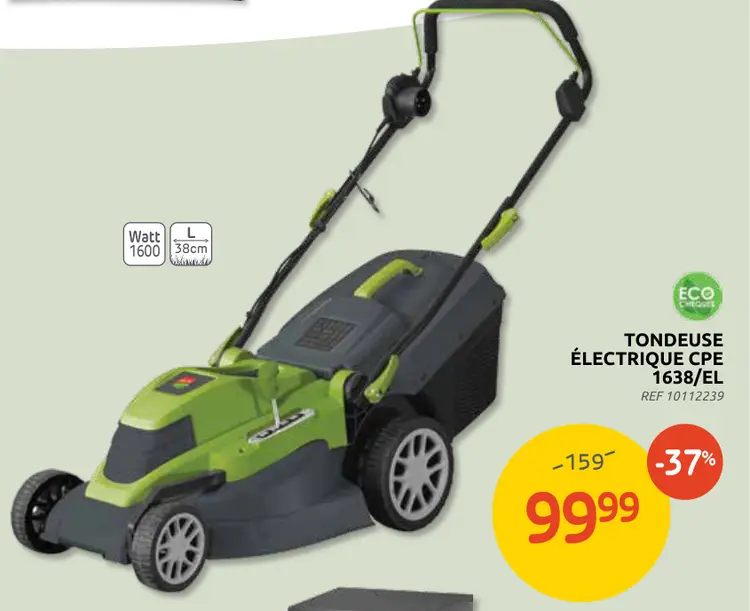Offre: Tondeuse électrique CPE 1638/EL