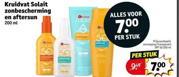 Promotie: Solait zonbescherming en aftersun