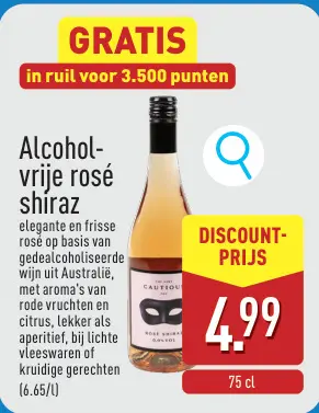 Promotie: Alcoholvrije rosé shiraz