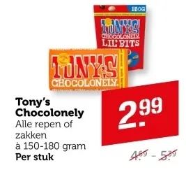 Aanbieding: Tony's Chocolonely