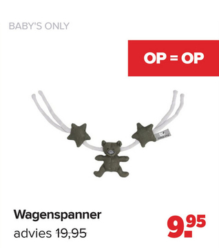 Aanbieding: Baby's Only Wagenspanner