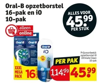 Promotie: Oral-B opzetborstel