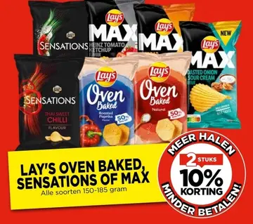 Aanbieding: Lay's Oven Baked, Sensations of Max