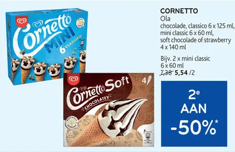 Promotie: Cornetto