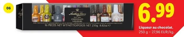 Offre: Liqueur au chocolat