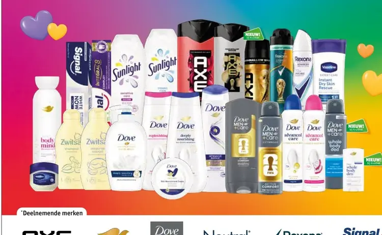 Promotie: Signal, Sunlight, Axe, Dove, Zwitsal, Rexona,