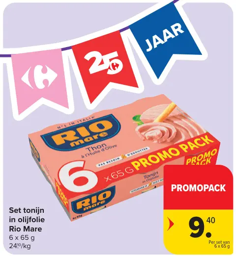 Aanbieding: Set tonijn in olijfolie