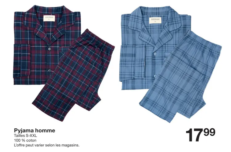 Offre: Pyjama homme