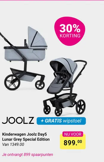 Aanbieding: Kinderwagen Joolz Day5 Lunar Grey Special Edition