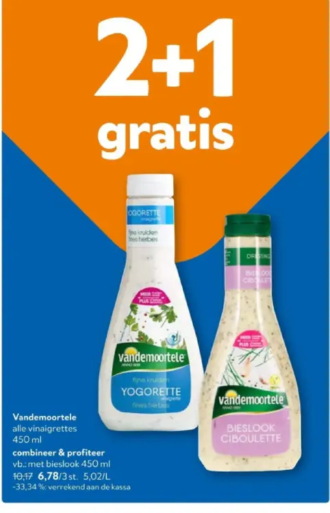Promotie: Vandemoortele alle vinaigrettes