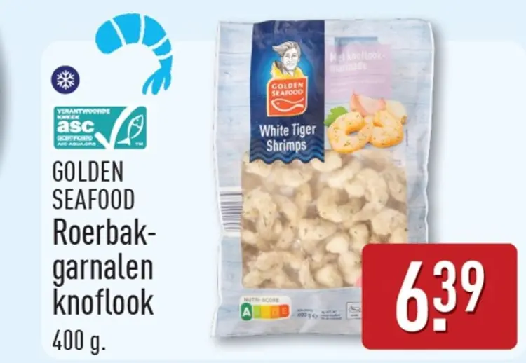 Aanbieding: Roerbak-garnalen knoflook