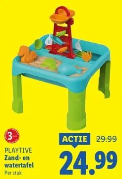 Aanbieding: PLAYTIVE Zand- en watertafel