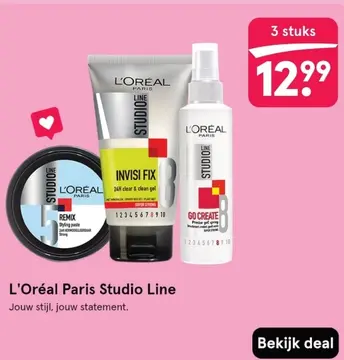 Aanbieding: L'Oréal Paris Studio Line