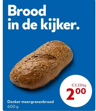 Aanbieding: Donker meergranenbrood