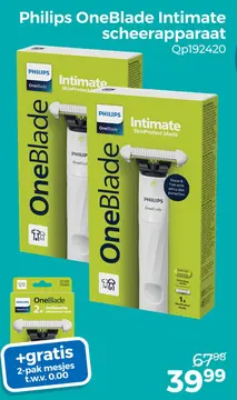 Aanbieding: Philips OneBlade Intimate scheerapparaat