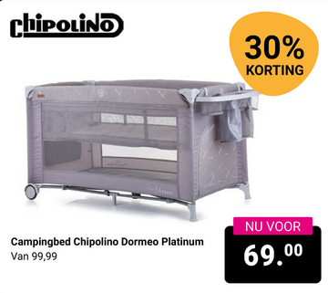 Aanbieding: Campingbed Chipolino Dormeo Platinum