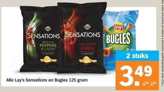 Aanbieding: Sensations en Bugles