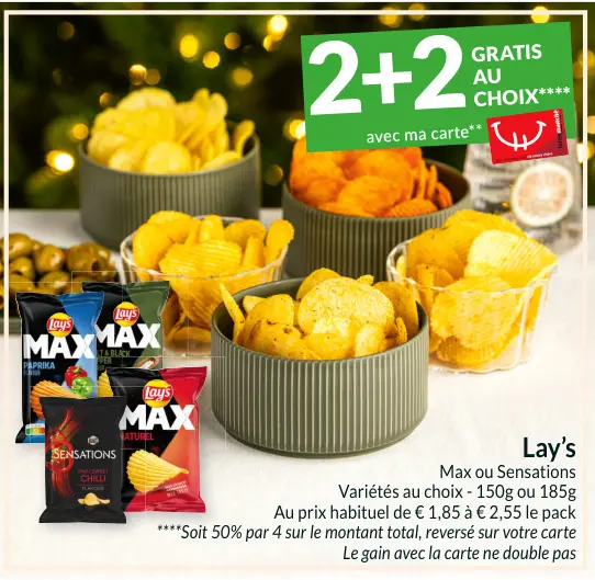 Offre: Lay's Max ou Sensations