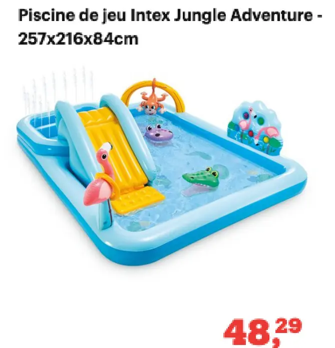Offre: Piscine de jeu Intex Jungle Adventure