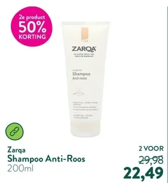Aanbieding: Zarqa Shampoo Anti-Roos