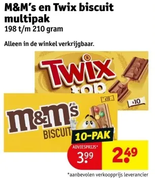 Aanbieding: Biscuit multipak
